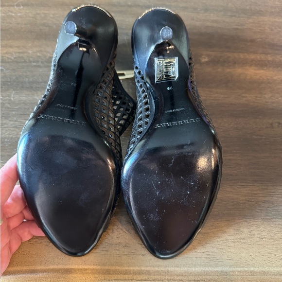 Burberry Leather Animal Lazercut Mule - Picture 4 of 7